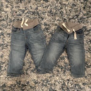Gap Baby Pull-on Jeans - two pairs